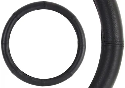Produktbild von AMiO 01764 Lenkradbezug Ø35-37cm Schwarz Lenkradhülle