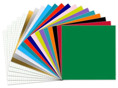 Produktbild von Smart Vinyl Permanent, 15 Stück, inklusive 5 Transferfolien, für Plotter