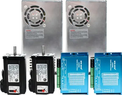 Obrázok produktu pre Súprava servomotora CNC s uzavretou slučkou, krútiaci moment 3Nm, napájanie 350W, 2 osi s napájaním