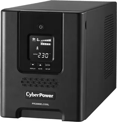 Zdjęcie produktu dla Cyberpower CyberPower PR3000ELCDSL Zasilacz bezprzerwowy (UPS) Line-Interactive 3 kVA 2700 W 9 gniazd AC