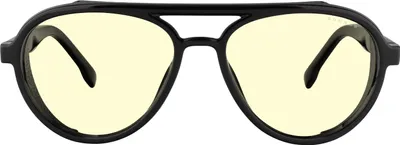 Produktbild von GUNNAR Gaming- und Computerbrillen – Tallac – Rahmenfarbe: Onyx, Linsentönung: Amber (blockiert 65 % blaues Licht und 100 % UV-Licht) – Blaulicht-blockierende Brille – patentierte Linse