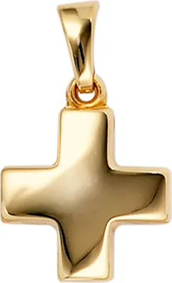 Produktbild von Anhänger Goldkreuz Kreuz aus 333 Gold Gelbgold glatt glänzend