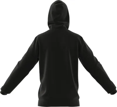 Produktbild von adidas Kapuzenpullover Herren schwarz im 3 Streifen Design, Größe:M, Farbe:Schwarz