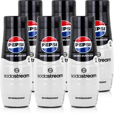 Produktbild von SodaStream Getränke-Sirup Softdrink Pepsi Max Zero 440ml (6er Pack)