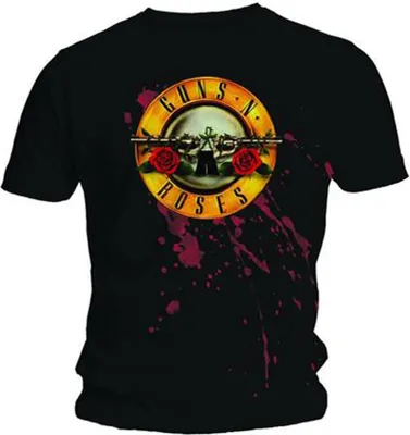 Produktbild von Guns N Roses Bullet Mens Schwarz T Shirt: groß