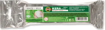 Produktbild von Kin Light Selbsthärtender Ton 131696 Weiss 130