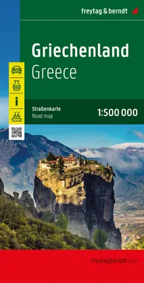 Image de Grèce, carte routière 1:500.000, freytag & berndt