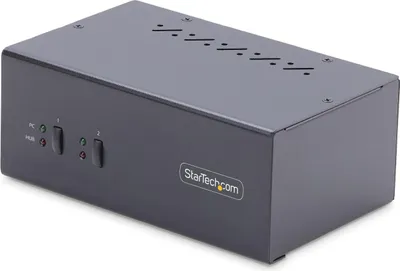 Zdjęcie produktu dla StarTech.com P2DD46A2-KVM-SWITCH, 3840 x 2160 px, 4K Ultra HD, Czarny