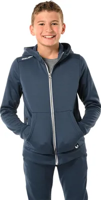 Produktbild von BAUER FLEECE ZIP HOODIE TEAM - YTH. 23, Größe:L, Farbe:Navy