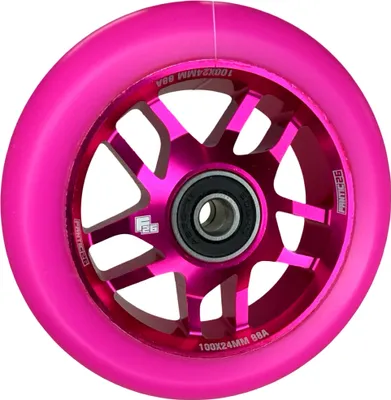 Produktbild von Fantic26 Base Stunt-Scooter Rolle 100mm Abec11 Pink/Pu Pink