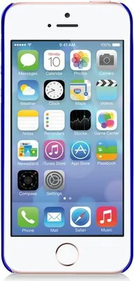 Produktbild von Macally SNAP, Schutzhülle für iPhone SE, 5/5s, Blau