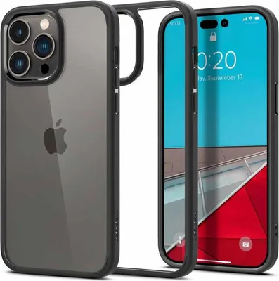 Produktbild von Spigen ACS04961, Cover, Apple, iPhone 14 Pro, 15,5 cm (6.1"), Schwarz