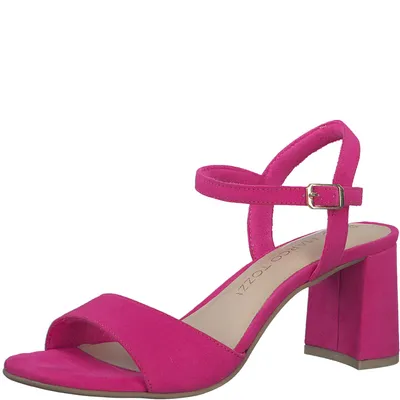 Produktbild von MARCO TOZZI Damen Sandale Blockabsatz klassisches Design Schnalle 2-28333-42, Größe:40 EU, Farbe:Pink
