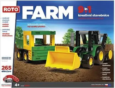 Productafbeelding van Efko Roto 9-in-1 boerderij, 265 onderdelen