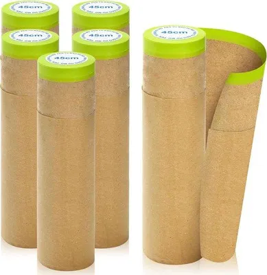 Produktbild von Famanu Abdeckpapier selbstklebend für Malerarbeiten - 6 Rollen