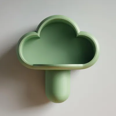 Wolken-Wandregal – Decords Wandregal, Produktansicht 1