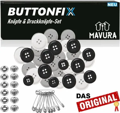 Image de BUTTONFIX Boutons Set Boutons-pression Bouton en laiton pour la couture Vêtements en cuir Vestes