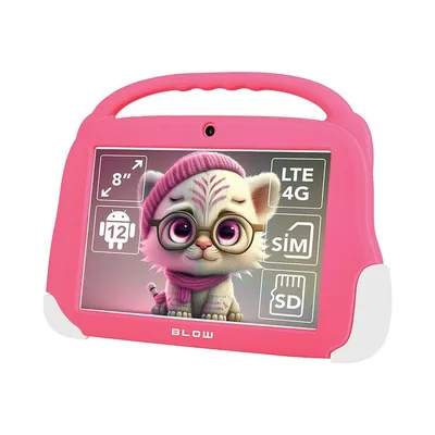Immagine prodotto di Tablet KidsTAB8 4G BLOW 4/64 GB rosa + custodia