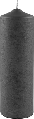 Imagen del producto de Fink VELAS, vela cilíndrica metálica, parafina, gris, altura: 25 cm, diámetro: 8 cm. Altura: 25,00 cm. Diámetro: 8,00 cm. Código: 123197
