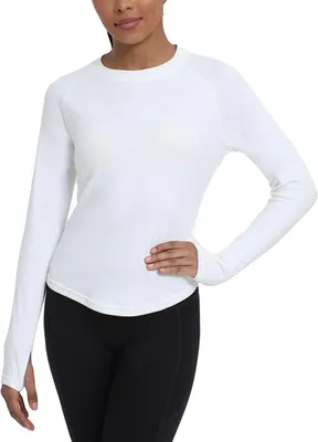 Produktbild von Damen Thermoaktiv-T-Shirt Langarm mit Daumenöffnungen Weiß XXL