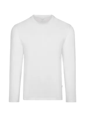 Produktbild von TRIGEMA Langarmshirt aus 100% Baumwolle Herren 636501 weiss M