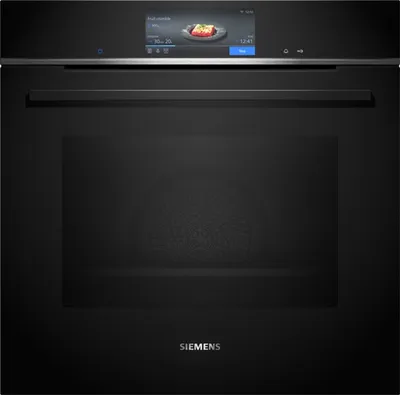 Produktbild von Siemens iQ700 HB778G3B1 Backofen 71 l A+ Schwarz, Edelstahl