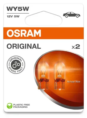 Zdjęcie produktu dla Żarówki samochodowe Osram Original Line WY5W 12 V 5 W, 2 sztuki