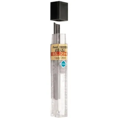 Image de Mine fine Pentel Hi-Polymer 0,5mm/2H 12pcs