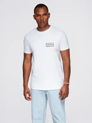 Zdjęcie produktu dla Ombre T-shirt z nadrukiem biały XXL