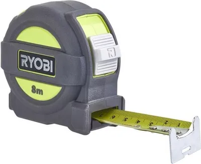 Produktbild von Rollbandmaß Ryobi 8 m, Bandbreite 25 mm, RTM8M, Robust
