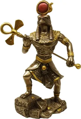 Produktbild von In Kampfstellung stehender ägyptischer Gott Anubis