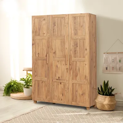 Produktbild von Skye Decor, Hedera 1 - Atlantic, Kleiderstangen, Atlantische Kiefer, 120 x 189 x 48 cm