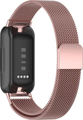 Image de Go Go Gadget – Bracelet pour montre connectée – Compatible avec FitBit Inspire 3 – Fermeture magnétique – Rose
