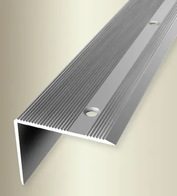 Produktbild von PROVISTON | Treppenkanten- & Winkelprofil | Aluminium | 45 x 2500 mm | Silber | Winkelprofil
