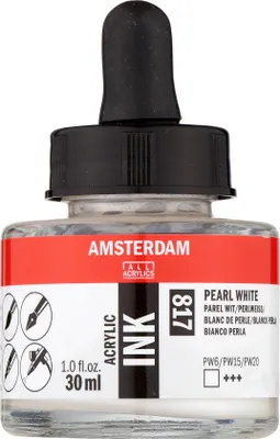 Obrázok produktu pre Amsterdam Akrylová farba 30 ml perleťová biela 817