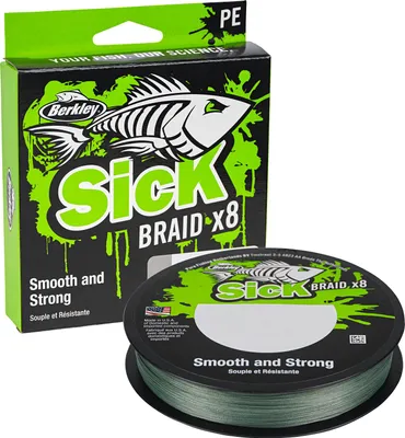 Obrázok produktu pre Berkley Sick Braid x8 (300 m, machovo zelená)