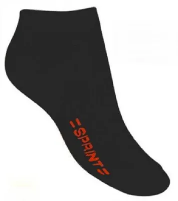 8 Paar Herren Sneaker Socken Sprint Schwarz