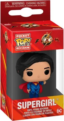 Obrázek produktu pro The Flash and Supergirl Pocket POP Keychain Collectible