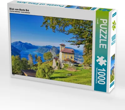 Produktbild von CALVENDO Puzzle Blick vom Monte Brè | 1000 Teile Lege-Größe 64x48cm Foto-Puzzle für glückliche Stunden