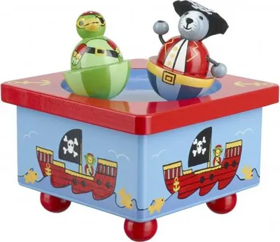 Produktbild von Orange Tree Toys Holz-Spieluhr – Tierpiraten 5060541941380