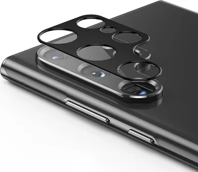 Zdjęcie produktu dla Szkło ochronne aparatu do Samsung Galaxy S22 Ultra 5G folia ochronna szkło 9H czarny