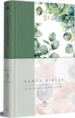 Produktbild von Biblia Rvr 1960 Letra Grande Tapa Dura Y Tela Verde Con Flores Tamaño Manual / Bible Rvr 1960 Handy Size Large Print Hardcover Cloth with Green Floral