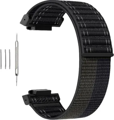 Produktbild von INF Nylonarmband für Casio G-SHOCK GA110/700/DW-5600/5610 Wave Schwarz