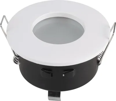 Produktbild von hoftronic LED Einbaustrahler 83mm GU10 Fassung Rund IP44 Weiß
