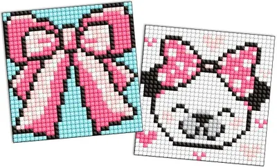 Zdjęcie produktu dla Mozaika Diamentowa na Naklejce Ideyka Muszka 9x9 cm kids