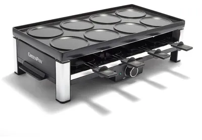 Elektro-Tischgrill 3-in-1 für 8 Pers., inkl. 8 Minipfannen