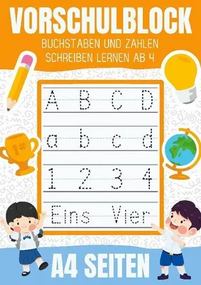 Produktbild von Vorschulblock - Buchstaben und Zahlen schreiben lernen ab 4
