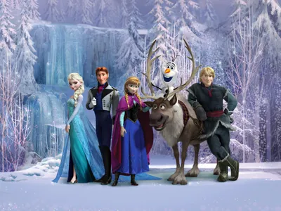 Produktbild von Disney Fototapete Die Eiskönigin Lila - 600589 - 360 x 270 cm