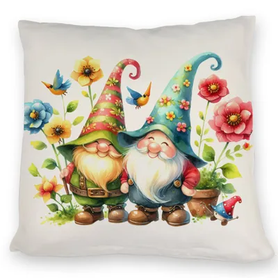 Produktbild von Süße Gartenzwerge Kissen