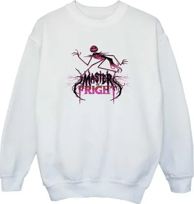 Immagine prodotto di The Nightmare Before Christmas - Felpa "Master Fright" per bambina BI56515 (116) (Bianco)
